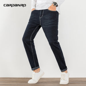 卡丹路 男士春秋款 修身直筒牛仔裤