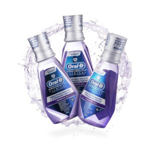 Oral-B 欧乐-B 牙龈专护漱口水（ 500ml 三瓶装+赠排浊泡泡牙膏40g*2支） *2件