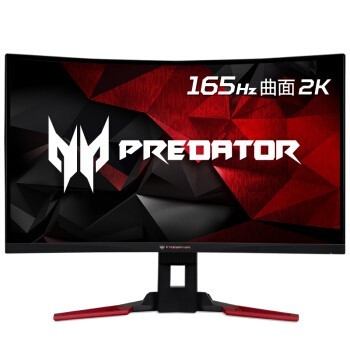 Acer 宏碁 掠夺者 Z321QU 31.5英寸 VA曲面电竞显示器（2560x1440、165Hz、G-Sync、99%sRGB）