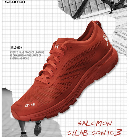 双11预售、历史低价：Salomon 萨洛蒙 S-LAB SONIC 3 城市马拉松轻量跑鞋