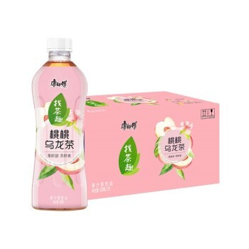 京东PLUS会员、限地区：康师傅 找茶趣 桃桃乌龙茶 500ml*15瓶 *3件