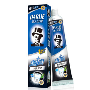 有券的上，京东PLUS会员： DARLIE 黑人 超白竹炭深洁牙膏 120g +凑单品