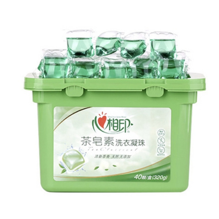 88VIP：心相印 洗衣凝珠 绿茶清香 40颗 *4件
