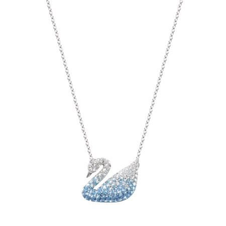 双11预售、88VIP：SWAROVSKI 施华洛世奇 5512094 渐变蓝天鹅项链 小号