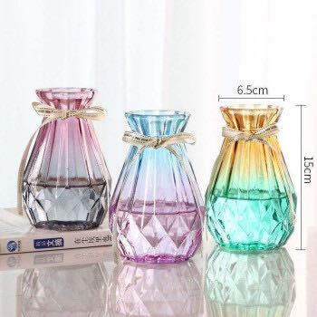 京东PLUS会员：欧伊曼得 渐变花瓶 15cm3个