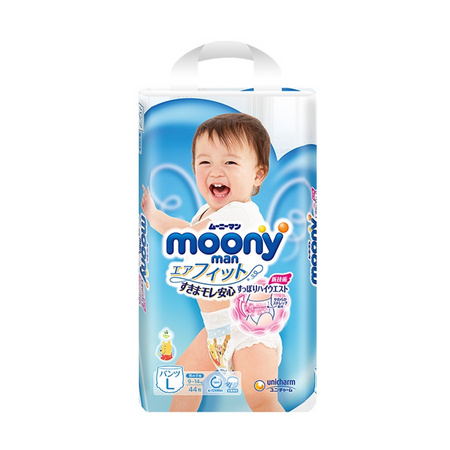 88VIP：moony 尤妮佳 男婴用拉拉裤 L44片 *3件