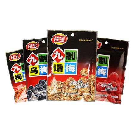 聚划算百亿补贴：佳宝 九制话梅多组合可选 65g*10袋
