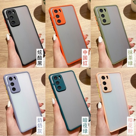 雀普 华为p系列 硅胶磨砂壳