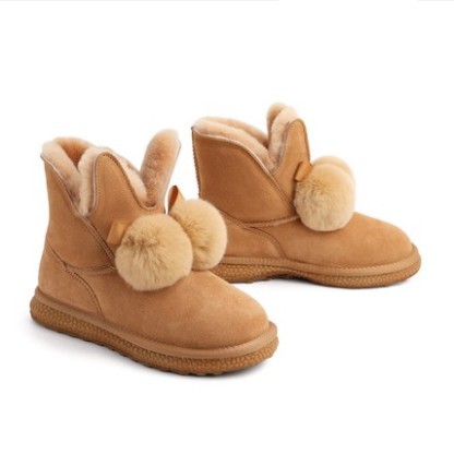 双11预售：BeLLE 百丽 V9C1DDD0 女士羊毛保暖雪地靴