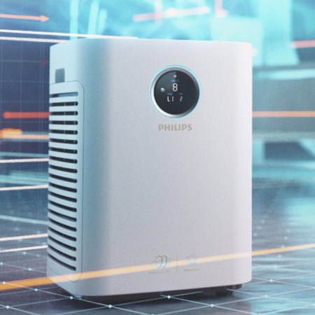 聚划算百亿补贴： PHILIPS 飞利浦 AC5666 家用空气净化器 白色