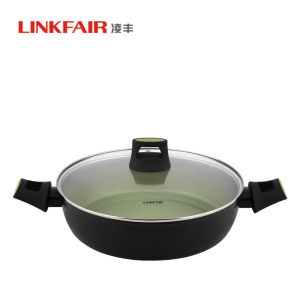 凌丰 一体成型工艺 多功能不粘炒锅/汤锅 28cm