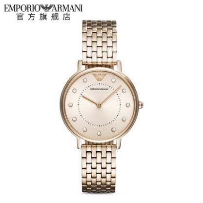 双11预售：EMPORIO ARMANI 阿玛尼 AR11062 满天星 摩天轮石英表