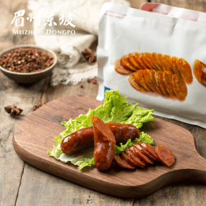 眉州东坡酒楼同款 纯肉风干香肠 150g*3袋 74元双11预售到手价