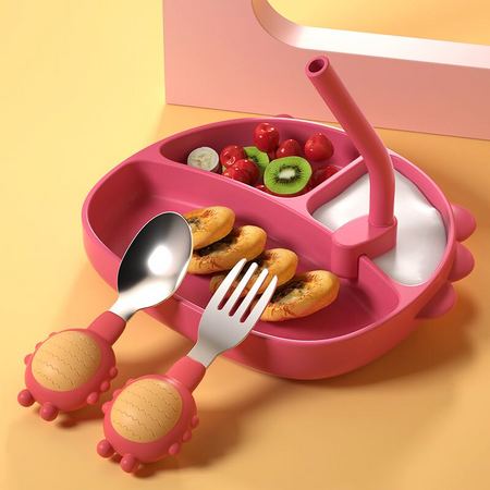 beedoll 婴幼儿不锈钢短柄叉勺