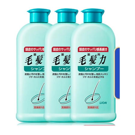 双11预售：LION 狮王 毛发力修复洗发水 200ml*3