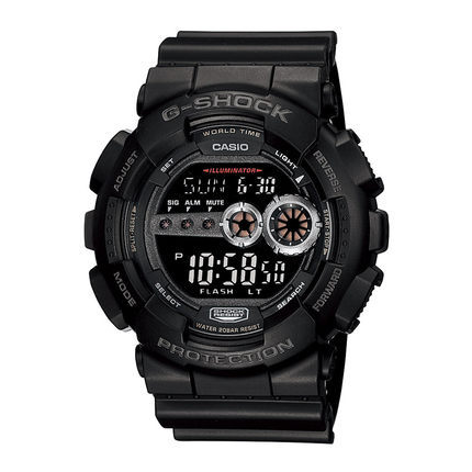 双11预售、88VIP：CASIO 卡西欧 G-Shock系列 GD-100-1BDR 运动电子表