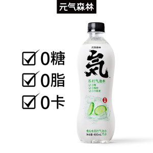 元气森林 无糖0脂苏打气泡水 青瓜味 480ml*12瓶