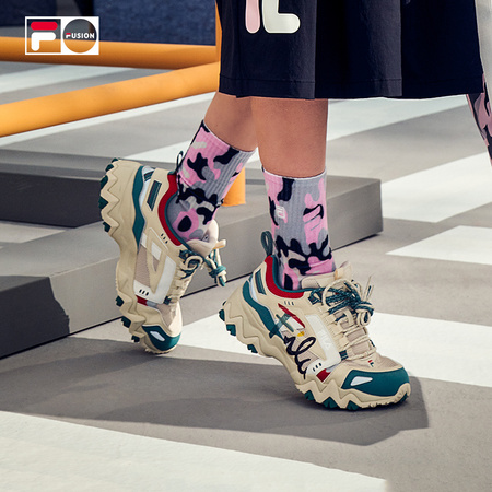 FILA 斐乐 FUSION T12W031101F 女子老爹鞋运动鞋