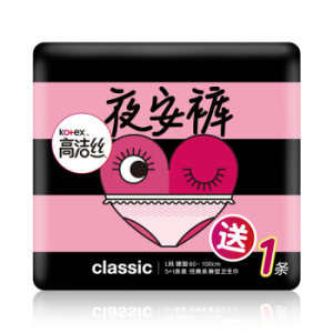 kotex 高洁丝 蜜桃小姐夜安裤 L号 5条+1条 *5件