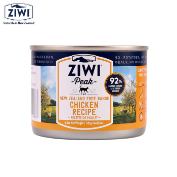 ZIWI 滋益巅峰 宠物主食猫罐头 鸡肉味 185g *6件