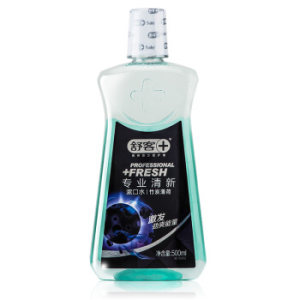 Saky 舒客 专业清新漱口水 竹炭薄荷 500ml *10件