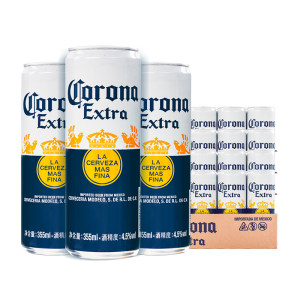 墨西哥进口 科罗娜 特级啤酒 355ml*72听 251元预售到手价