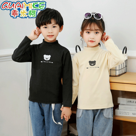 乖米柯 儿童半高领打底衫