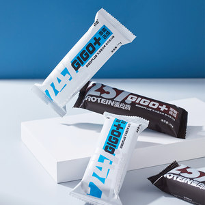 初吉 乳清蛋白 巧克力能量棒 360g/件 9支 代餐增肌