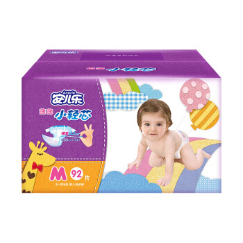 Anerle 安儿乐 小轻芯柔薄纸尿裤 L80片 *5件