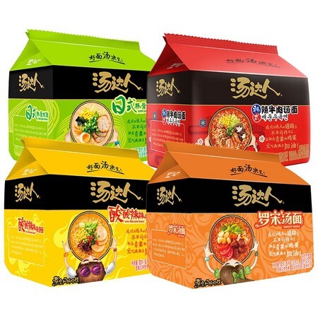 Uni-President/统一 汤达人方便面 汤达人3小包 老坛酸菜2小包