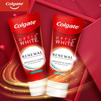 Colgate 高露洁 renewall 闪耀美白牙膏 85g*2 支