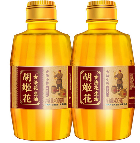 胡姬花 古法小花生油 400ml*2瓶