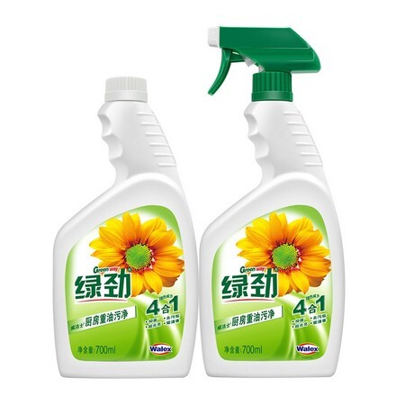 聚划算百亿补贴：绿劲 厨房重油污净 700ml*2瓶