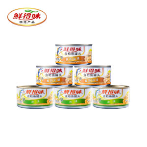 菲律宾进口 鲜得味Bluebay 水浸金枪鱼罐头 180g*6罐 65.9元包邮