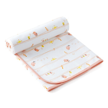 京东PLUS会员：Purcotton 全棉时代 婴儿针织复合隔尿垫90*70cm *4件