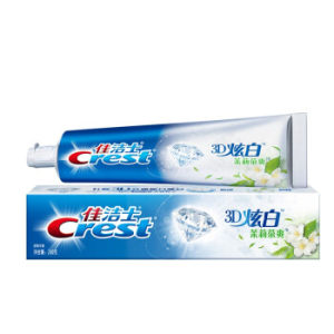 京东PLUS会员： Crest 佳洁士 3D炫白 茉莉茶爽牙膏 240g *16件