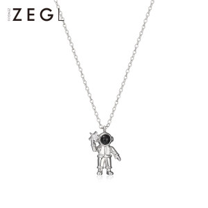 蔡徐坤同款 ZENGLIU 宇航员摘星项链