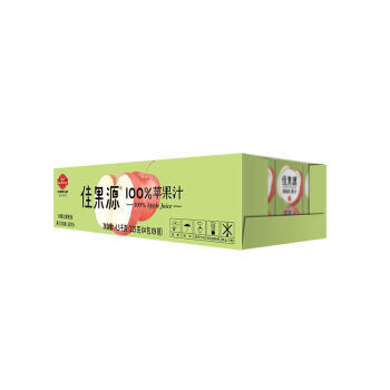 佳果源 佳果源100%苹果汁 125g*36盒/箱 *3件
