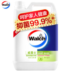 京东PLUS会员： Walch 威露士 青柠盈润 泡沫抑菌洗手液 5L