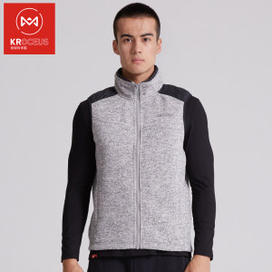 地球科学家 Polartec 200面料 男厚款抓绒马甲 轻暖无静电 99元包邮