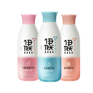 伊利 伊然 0脂低糖低卡 牛乳/水蜜桃味 果汁饮料 500ml*15瓶