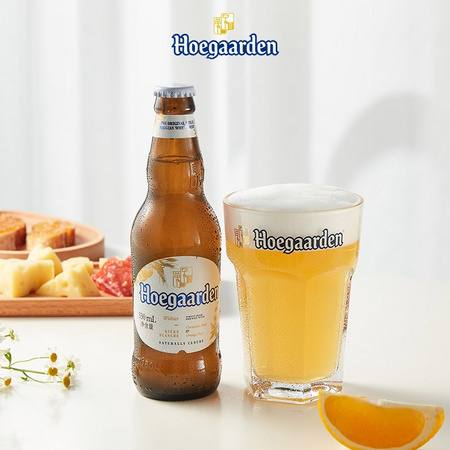 Hoegaarden 福佳 比利时风味精酿小麦白啤酒 330ml*12瓶