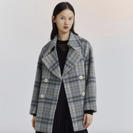 H'S 11912108779 女士羊毛混纺大衣