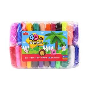 晨光 AKE03987 超轻粘土4D橡皮泥 24色袋装 *7件