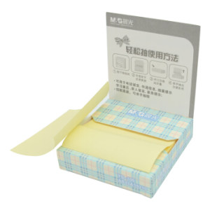 M&G 晨光 YS-105可抽取便条贴便签纸便利贴备忘140页/本76*76mm *12件