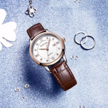 聚划算百亿补贴：FIYTA 飞亚达 经典系列 DL802052.MWR 女士石英手表