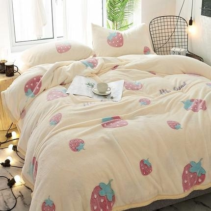 宜心巢 雪花绒毛毯 70*100cm