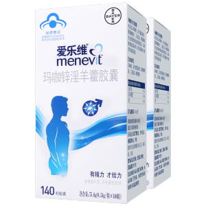 拜耳 爱乐维 玛咖锌淫羊藿胶囊 140粒*2瓶 提升男性功能 115元预售到手价