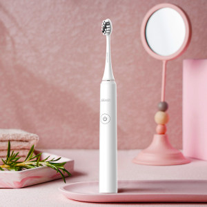 央视报道品牌 赛嘉 充电式声波电动情侣牙刷+5刷头