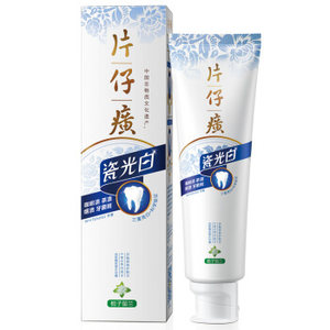 限地区： PZH 片仔癀 瓷光白牙膏栀子留兰 155g *4件